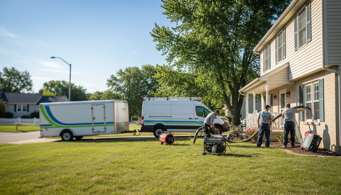 Flooded Basement Restoration And Cleanup With Repair in Elizabeth, MN near me